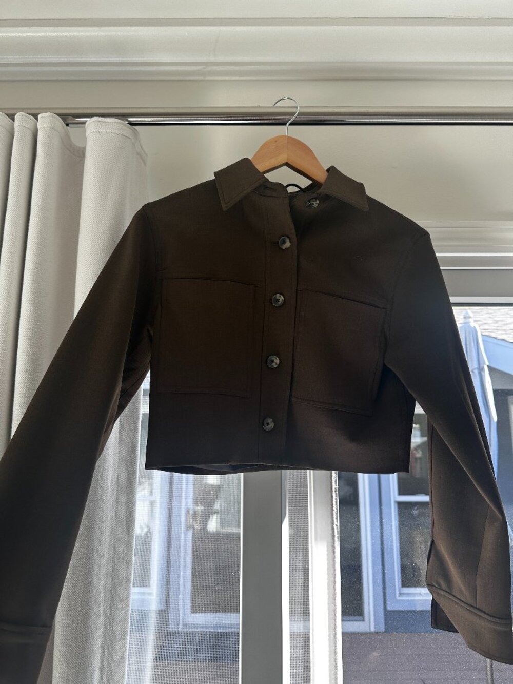 Aritzia Wilfred Cropped Jacket Size XS